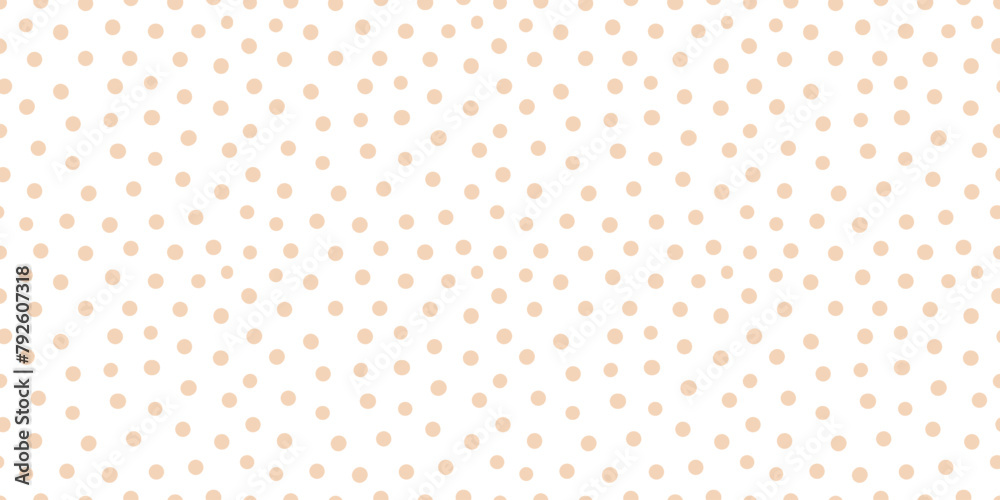 Vector abstract seamless pattern with polka dot ornament. Hand drawn fabric design or wallpaper for you design. Vector abstract seamless pattern with polka dot ornament. Hand drawn fabric design or wallpaper for you design.