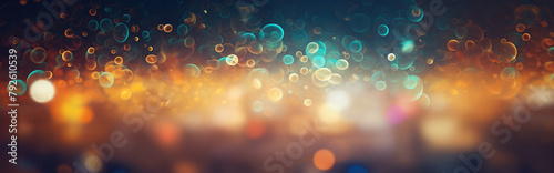Abstract Party Bubbles Banner