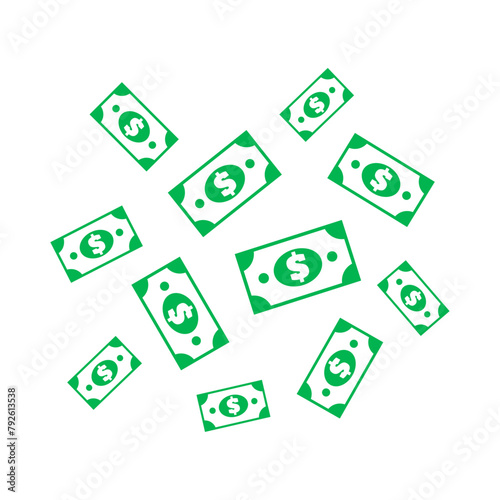 Bank banking banknote bill bingo business cartoon cash collection concept