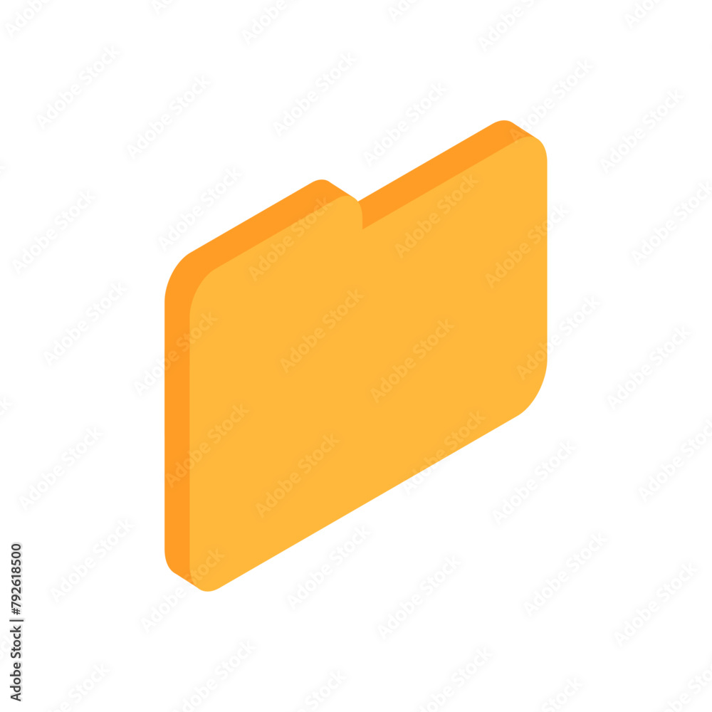 data folder icon illustration on white background