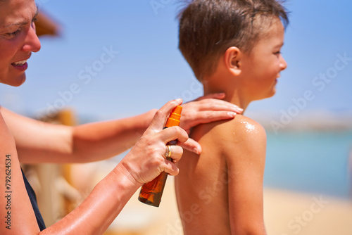 Photo of relaxing vacation in Egypt Hurghada sun screen uv cream