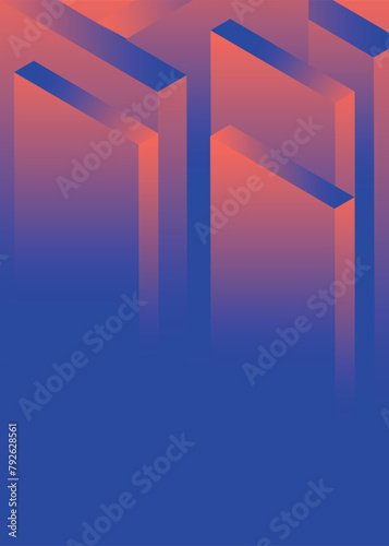 Vertical Vibrant gradient background vector. Abstract trendy modern design Wallpaper for landing page, covers, Brochures, flyers, Presentations,Banners. Vector illustration.