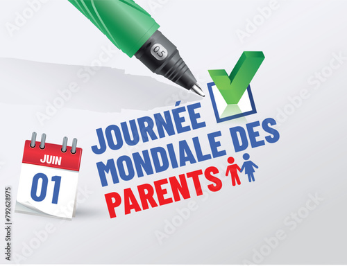 Journée mondiale des parents le premier juin