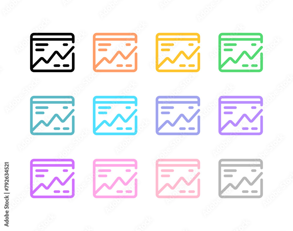Editable dashboard, web statistics, analytics vector icon. Part of a big icon set family. Perfect for web and app interfaces, presentations, infographics, etc Editable dashboard, web statistics, analytics vector icon. Part of a big icon set family. Perfect for web and app interfaces, presentations, infographics, etc
