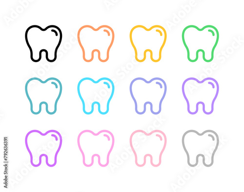 Editable molar, premolar, tooth vector icon. Dentistry, healthcare, medical. Part of a big icon set family. Perfect for web and app interfaces, presentations, infographics, etc
