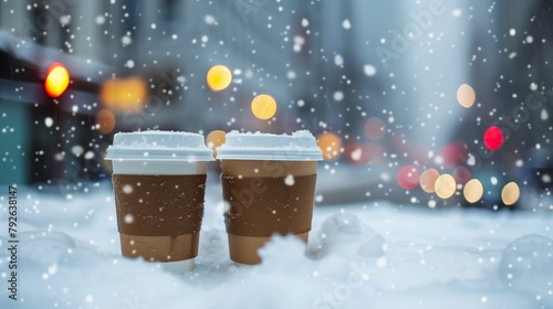 coffee in the snow © LVSN