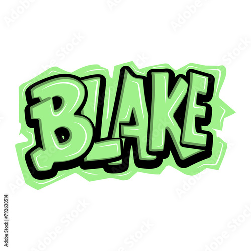 graffiti name typography art