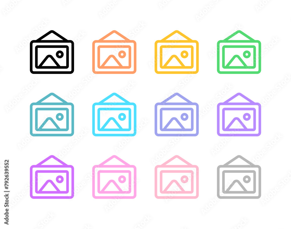 Editable painting vector icon. Part of a big icon set family. Perfect for web and app interfaces, presentations, infographics, etc Editable painting vector icon. Part of a big icon set family. Perfect for web and app interfaces, presentations, infographics, etc