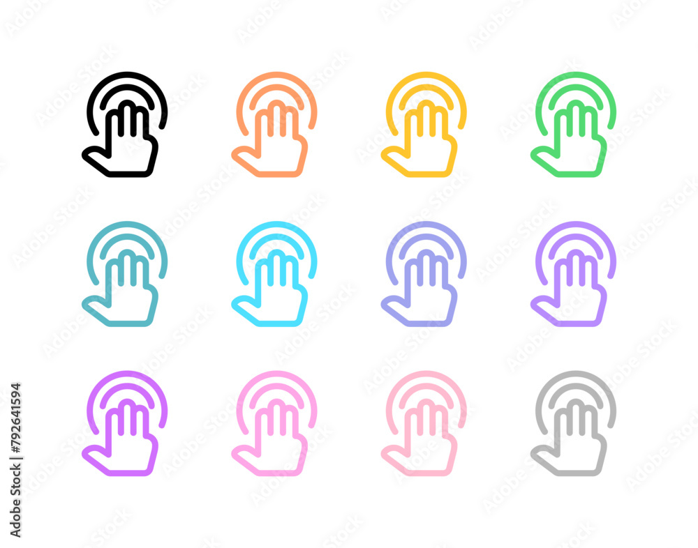 Editable three fingers hold vector icon. Part of a big icon set family. Perfect for web and app interfaces, presentations, infographics, etc Editable three fingers hold vector icon. Part of a big icon set family. Perfect for web and app interfaces, presentations, infographics, etc