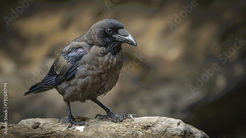 Juvenile African House Crow