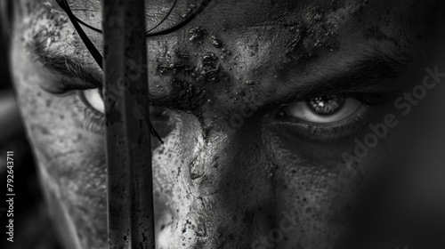 The steel grey eyes were filled with intense anger the reflections shooting daggers conveying the fury boiling beneath the surface. .