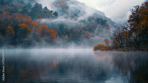 Landscape of beautiful lake in the forest in Armenia. © Ghazanfar