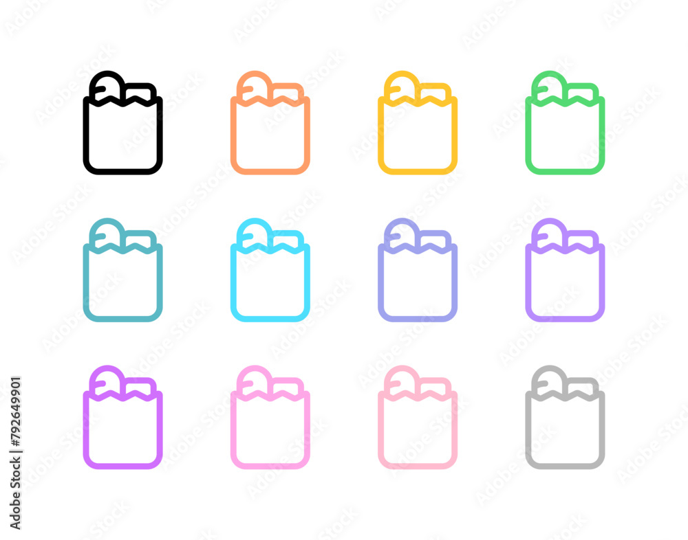 Editable groceries vector icon. Part of a big icon set family. Perfect for web and app interfaces, presentations, infographics, etc Editable groceries vector icon. Part of a big icon set family. Perfect for web and app interfaces, presentations, infographics, etc