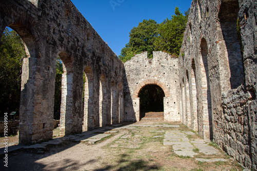 Fototapeta Naklejka Na Ścianę i Meble -  Great Basilica, Butrint National Park, Vlorë County, southern Albania