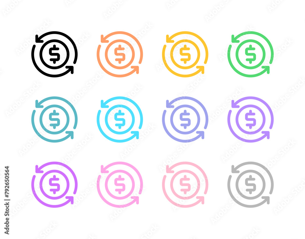 Editable cashflow vector icon. Part of a big icon set family. Perfect for web and app interfaces, presentations, infographics, etc Editable cashflow vector icon. Part of a big icon set family. Perfect for web and app interfaces, presentations, infographics, etc