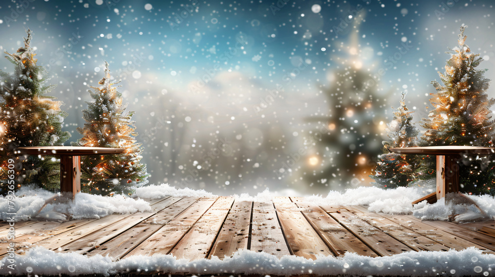 Merry Cristmas and happy New Year greeting background