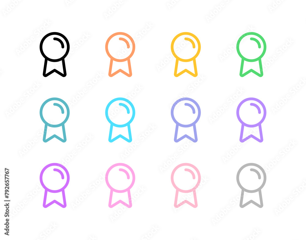 Editable vector quality validation emblem badge icon. Part of a big icon set family. Perfect for web and app interfaces, presentations, infographics, etc Editable vector quality validation emblem badge icon. Part of a big icon set family. Perfect for web and app interfaces, presentations, infographics, etc