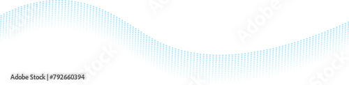 水色のドットのウェーブのベクター背景画像