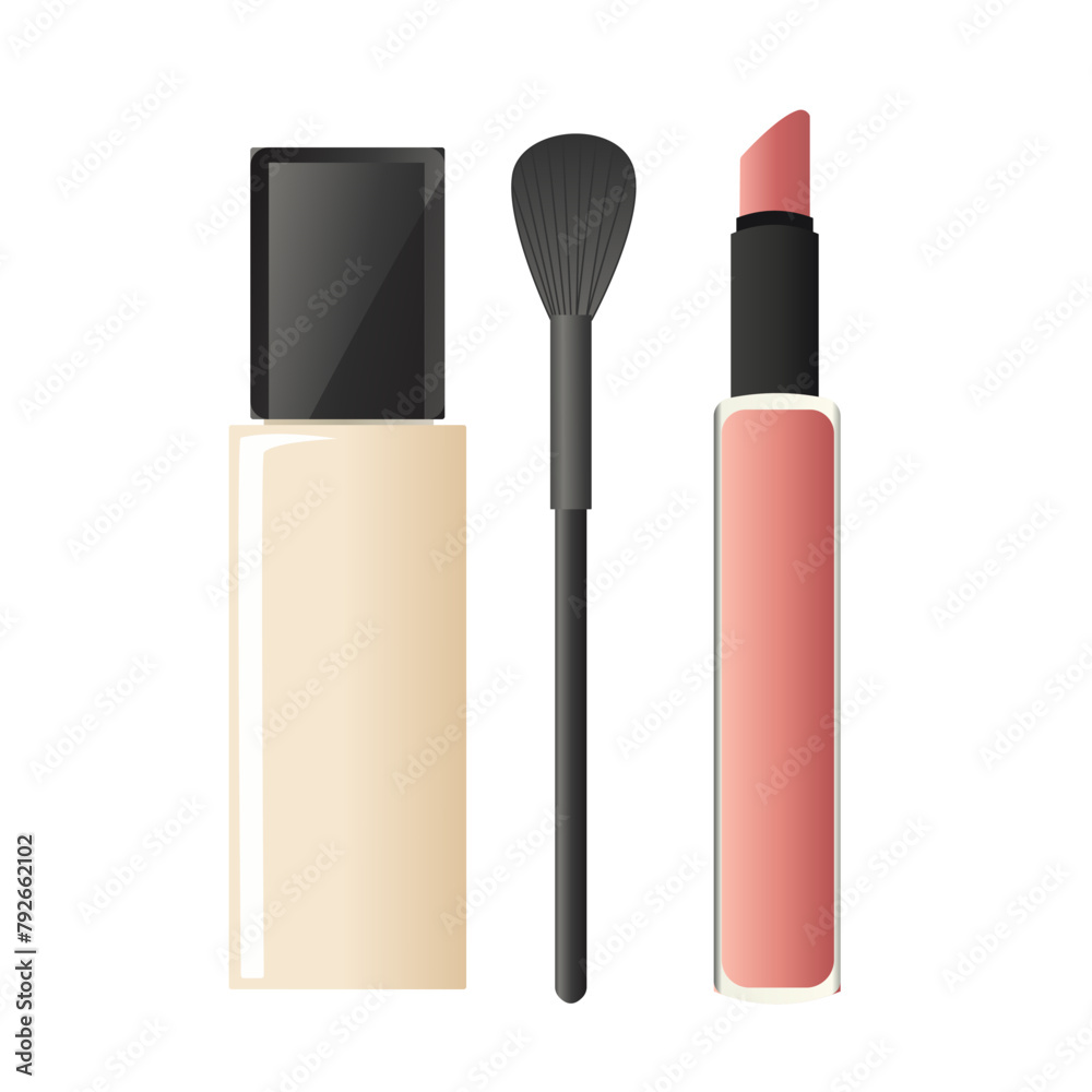 Obraz premium Set of packages for decorative cosmetics.