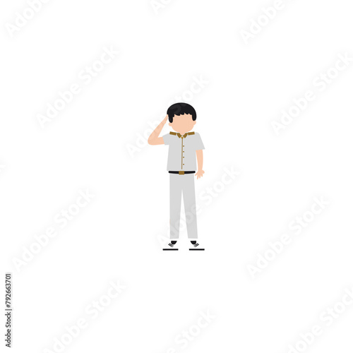 pose of woman in pink dress fashion