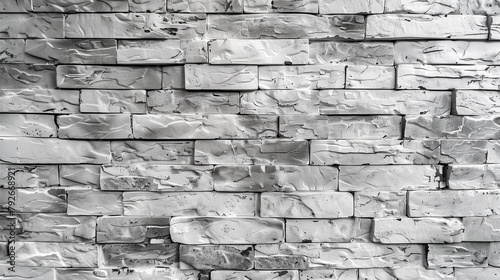 white brick wall abstract background photo