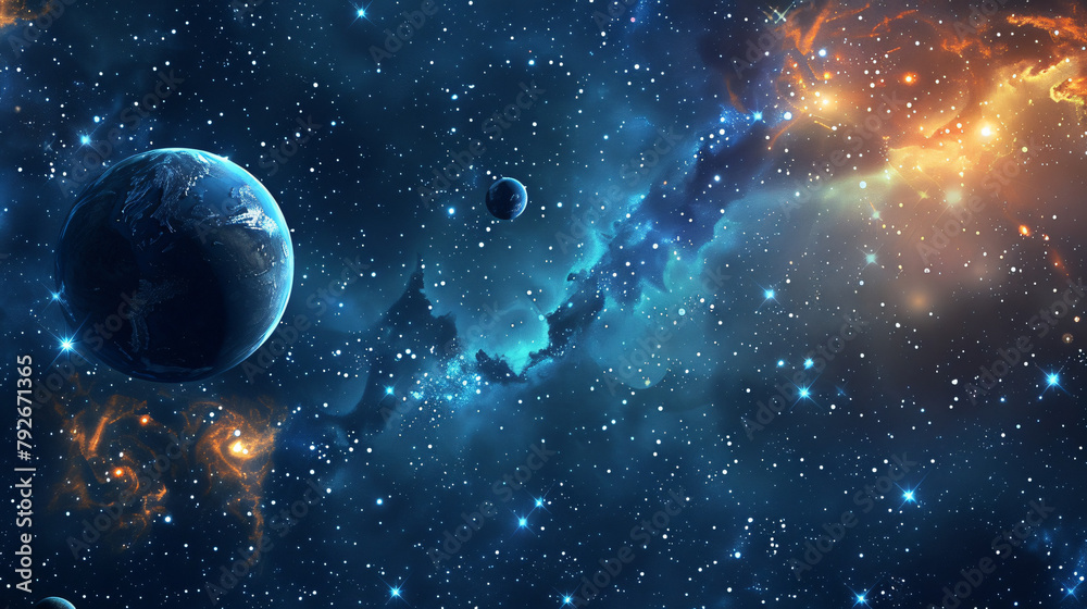 Outer space background ..
