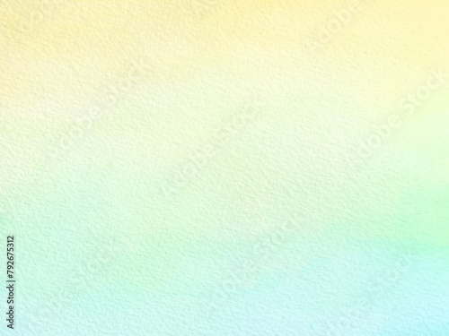 黄色から青のグラデーションが綺麗な水彩紙のテクスチャ背景イラスト