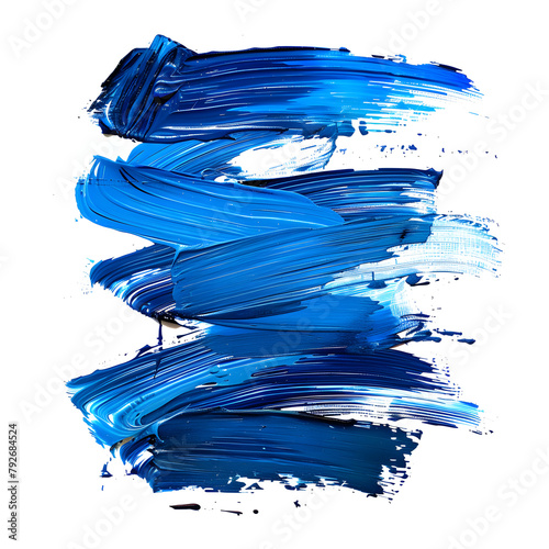 dark blue brush stroke