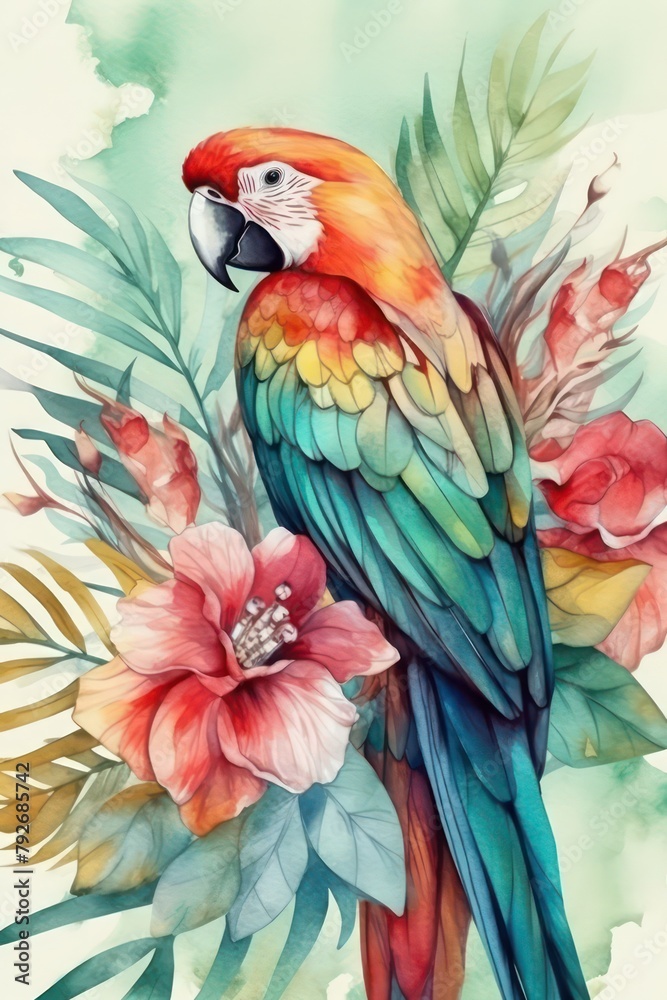 Obraz premium blue and yellow macaw