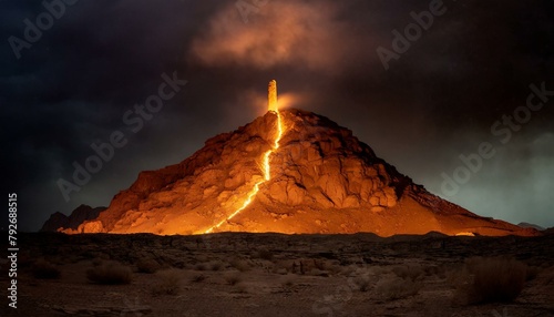 
The Pillar of Fire on Mount Horeb where Moses was in the presence of God.
The Book of Exodus photo
