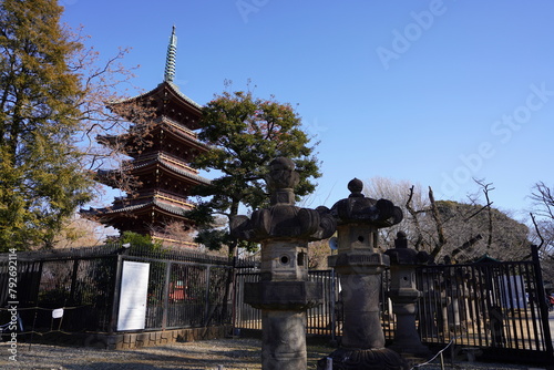 日本の台東区の歴史的建造物の上野東照宮