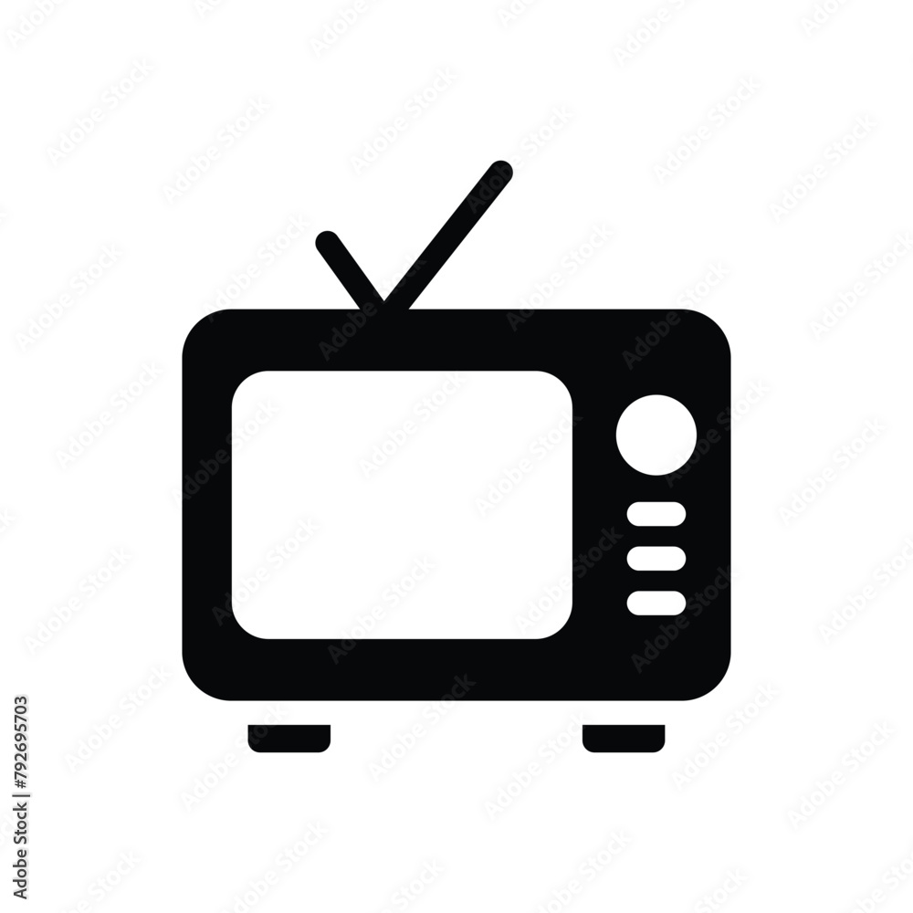 Television vector icon Television vector icon