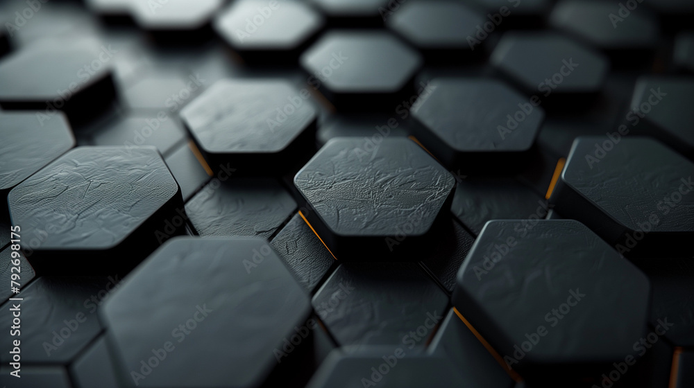 Obraz premium Hexagon background