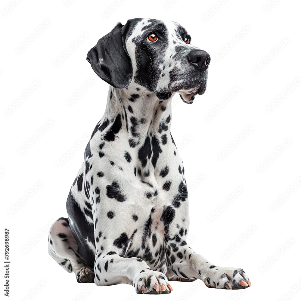 Dalmatian isolated on transparent background