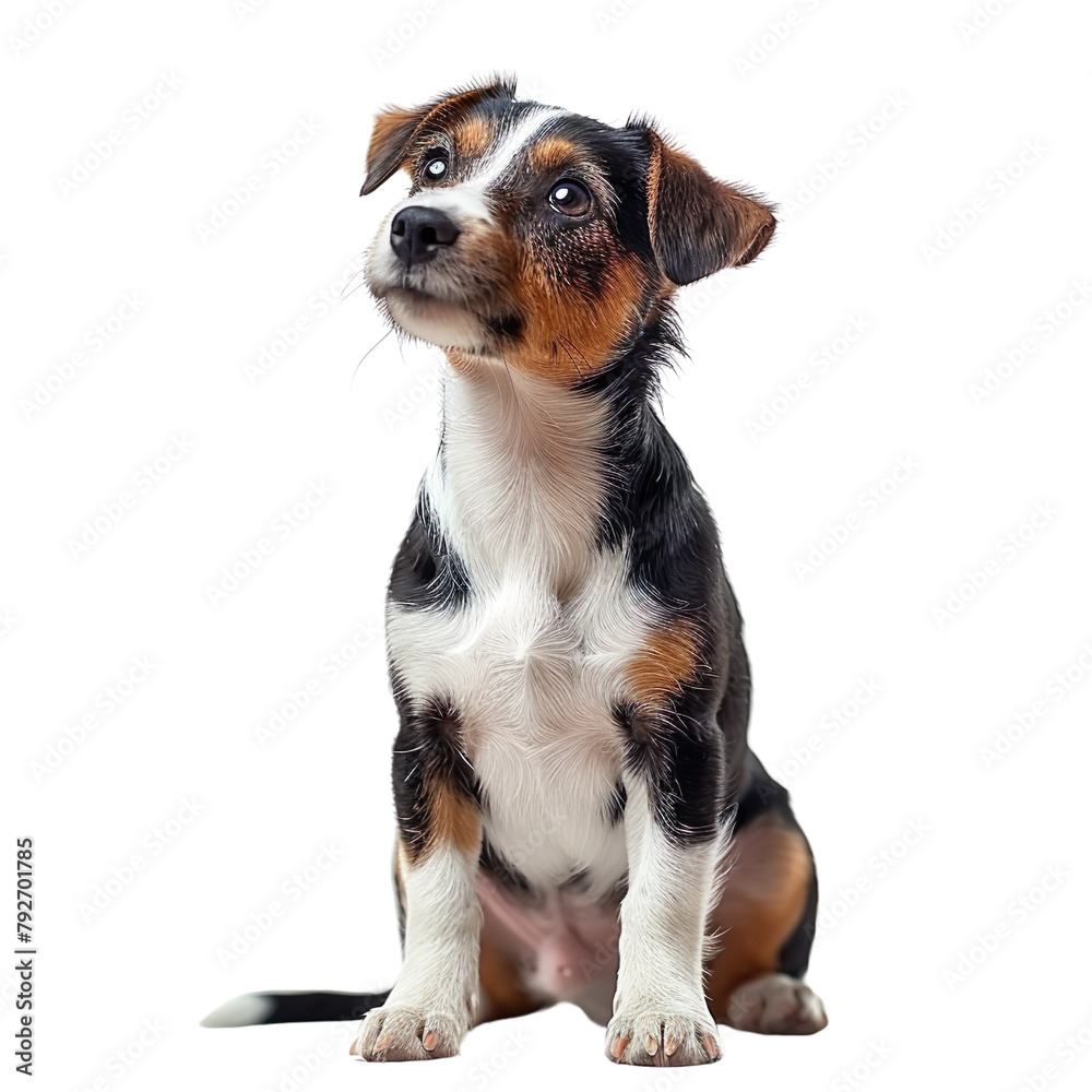 Jack Russel isolated on transparent background