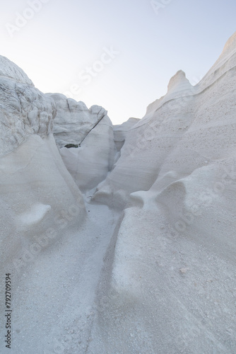 Schilderij op canvas Sarakiniko characteristic landscape in Milos, Cyclades, Greece