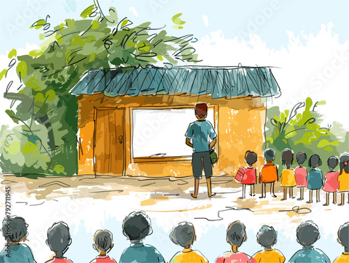 Documentary lenses on a rustic village school: Capturing passion for education against relentless adversity