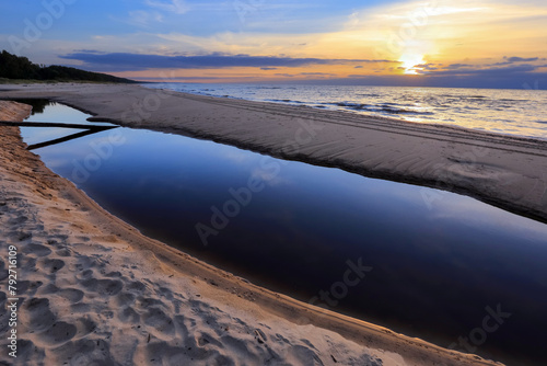 Beach Saulkrasti, Latvia photo