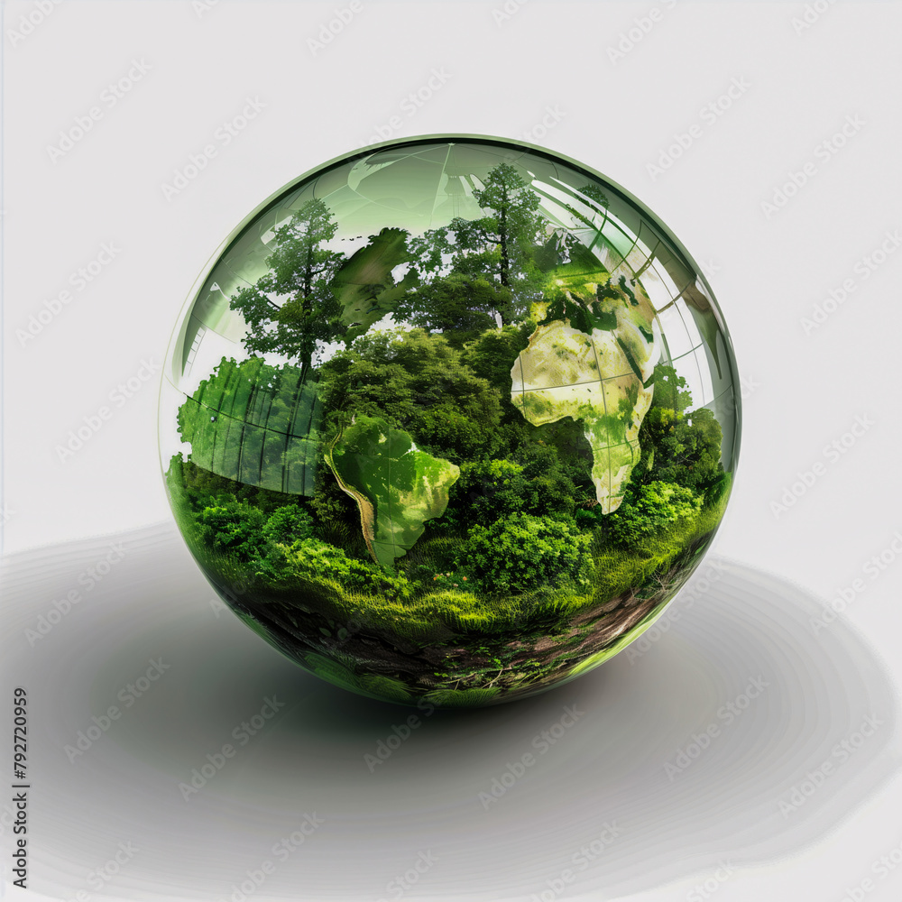 Sustainable World Concept - Green Earth Environment Conservation Image Sustainable World Concept - Green Earth Environment Conservation Image