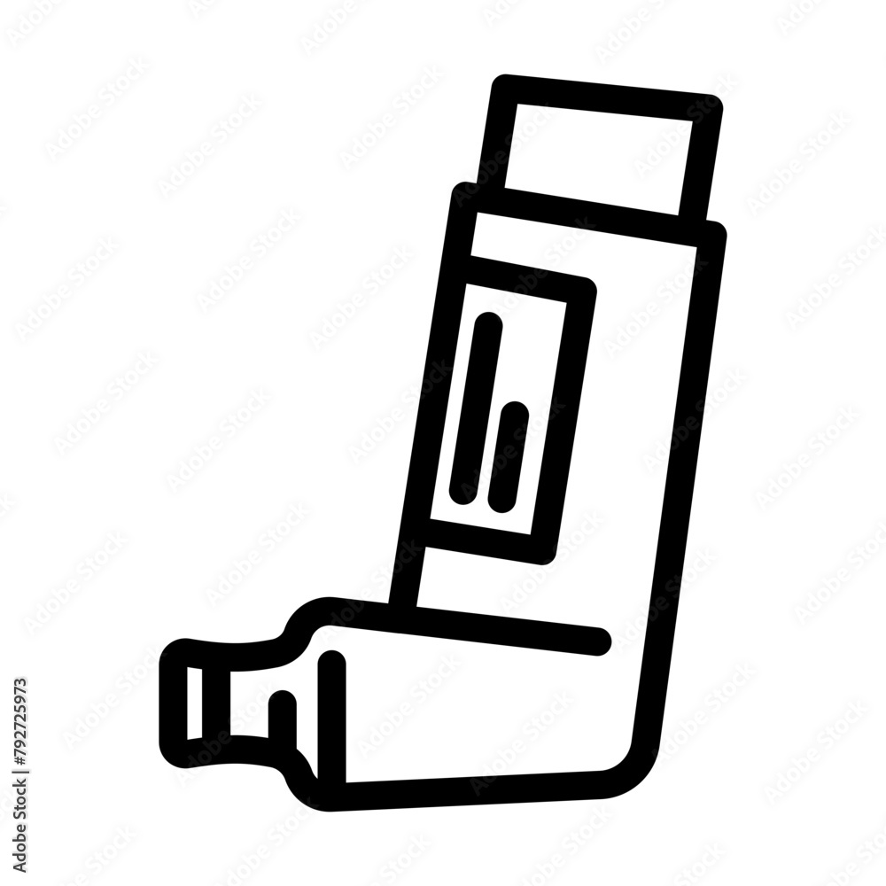 bronchodilators medicines pharmacy line icon vector. bronchodilators medicines pharmacy sign. isolated contour symbol black illustration bronchodilators medicines pharmacy line icon vector. bronchodilators medicines pharmacy sign. isolated contour symbol black illustration