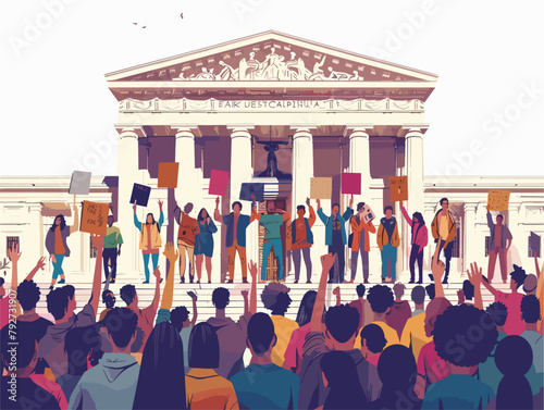 Thoughtful Protesters Advocate for an Equitable Judiciary