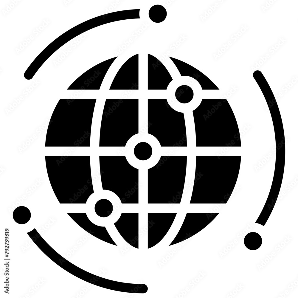 Globality Vector Icon Design Illustration Globality Vector Icon Design Illustration