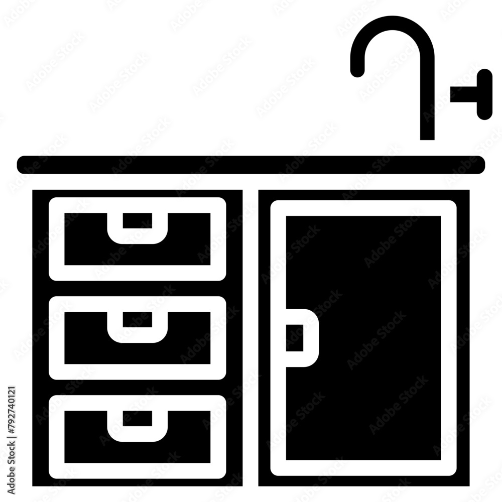 Drawers Vector Icon Design Illustration Drawers Vector Icon Design Illustration