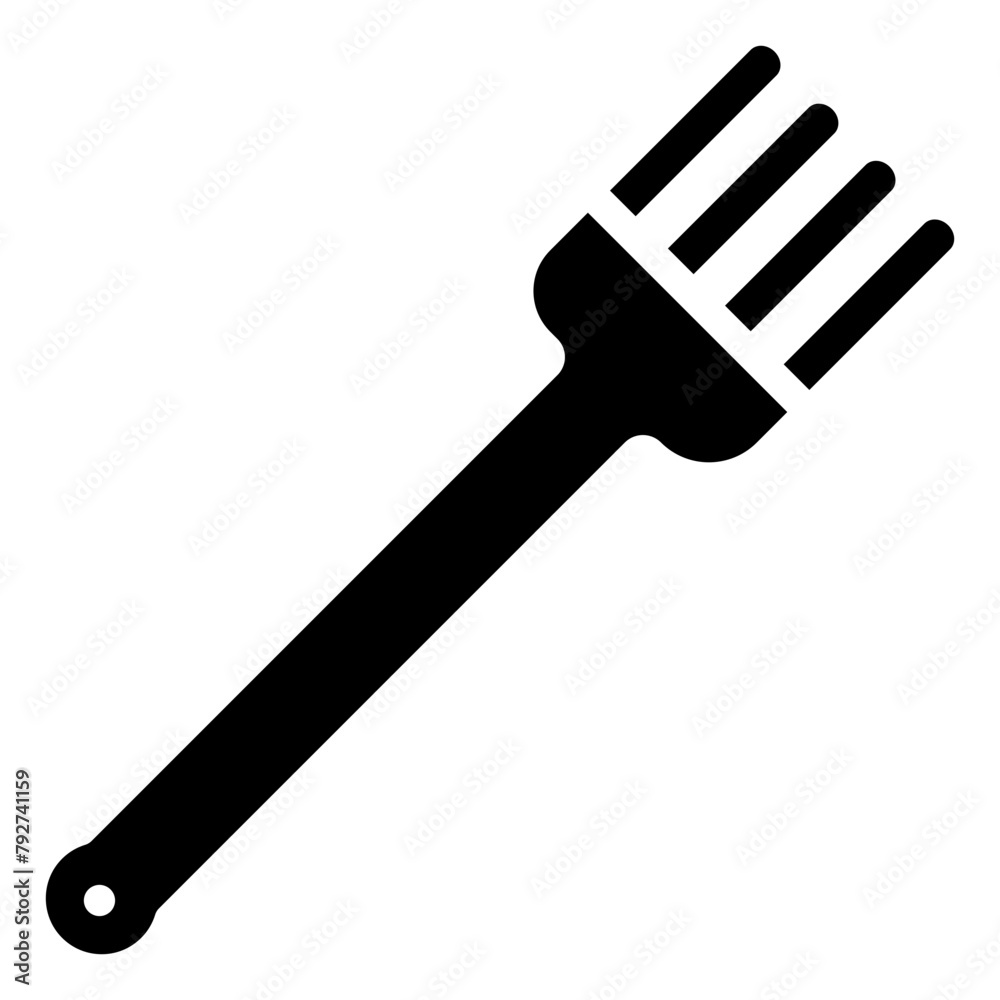 Fork Vector Icon Design Illustration Fork Vector Icon Design Illustration