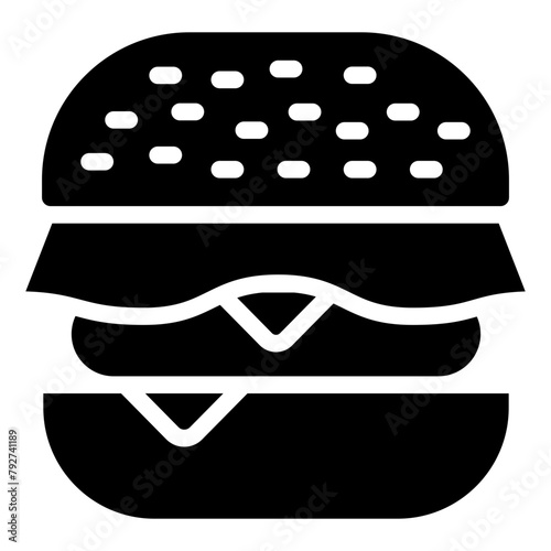 Burger Vector Icon Design Illustration