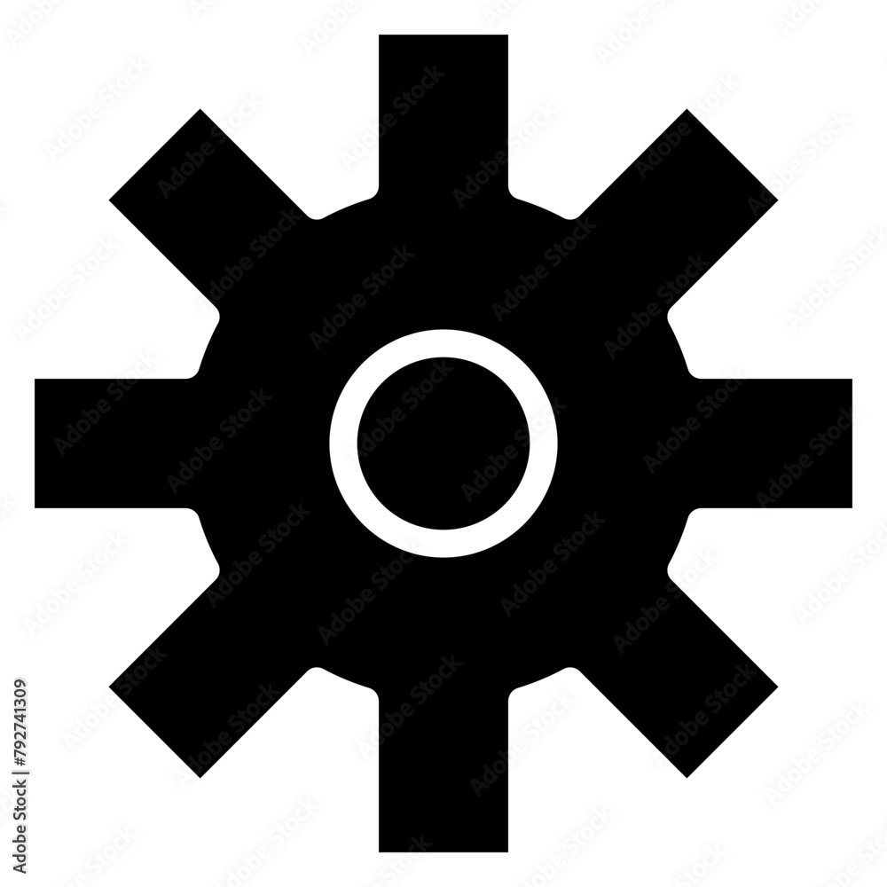 Setting Vector Icon Design Illustration Setting Vector Icon Design Illustration