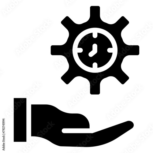 Time Management Vector Icon Design Illustration
