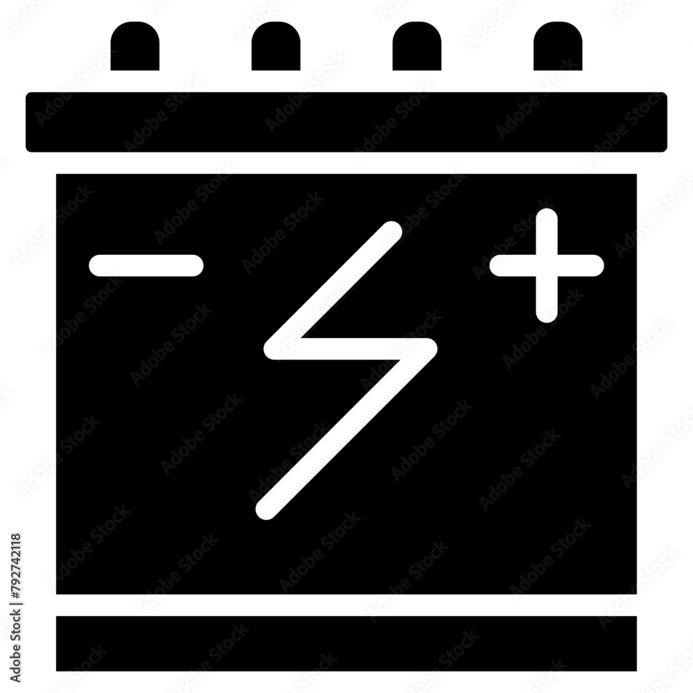 Obraz premium Charging Vector Icon Design Illustration