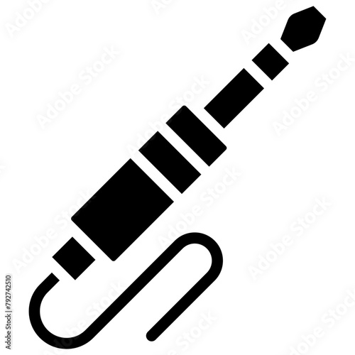 Audio Jack Vector Icon Design Illustration