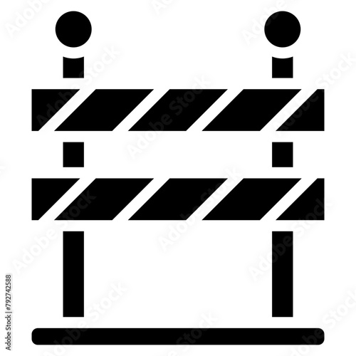 Barrier Vector Icon Design Illustration